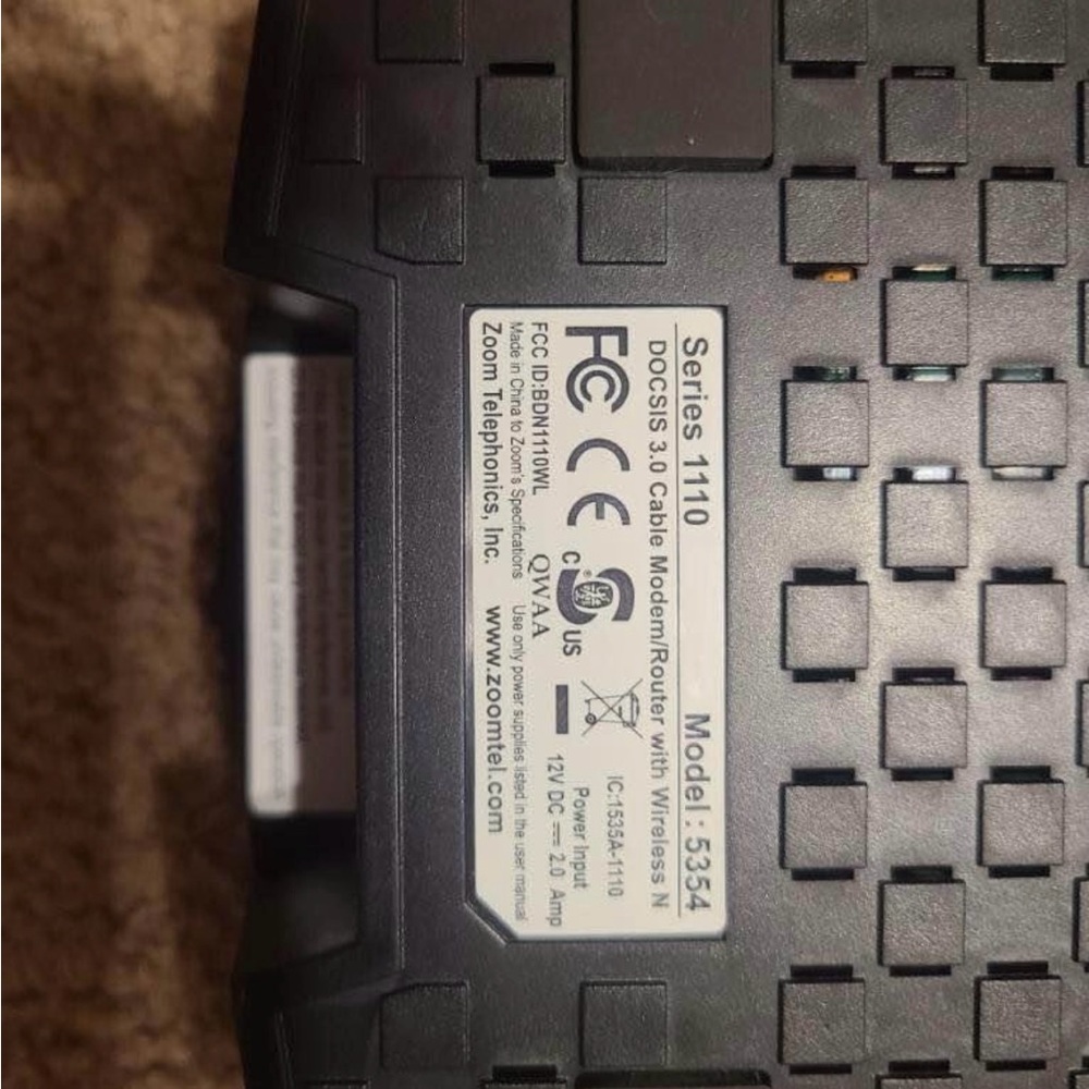 Zoom Router & Modem 5354 - Picture 3 of 4